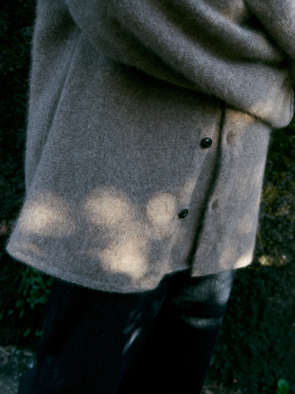 【nakedgauge】FOX KNITTING SHIRTS, MILLET