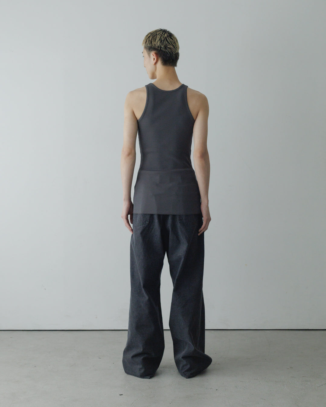 【FREMDER】TANK TOP, CHARCOAL