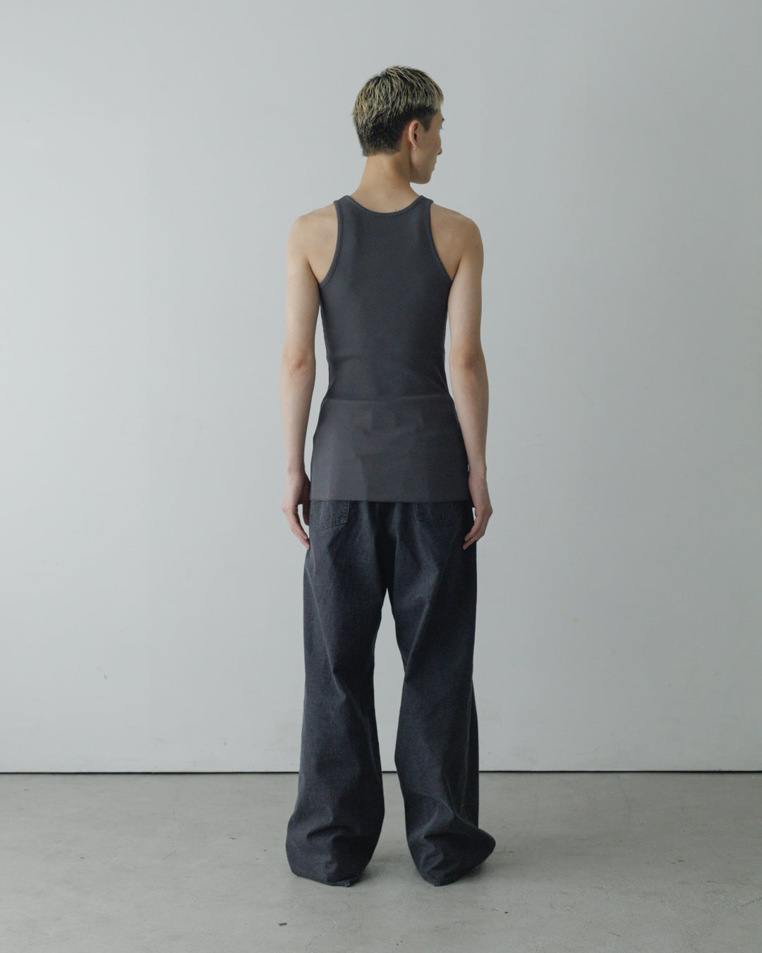 【FREMDER】TANK TOP, CHARCOAL
