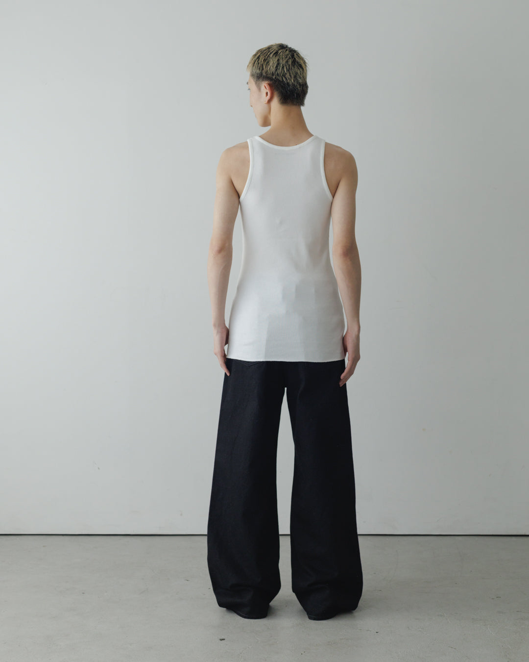 【FREMDER】TANK TOP, WHITE