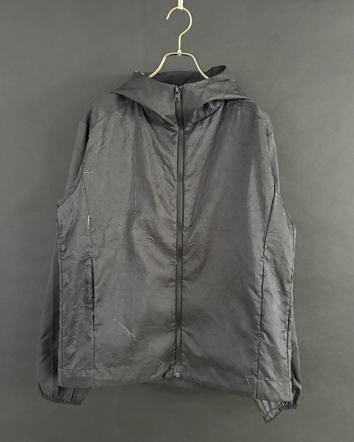 【ryaw】Inverted Pleat SHELL, BLACK