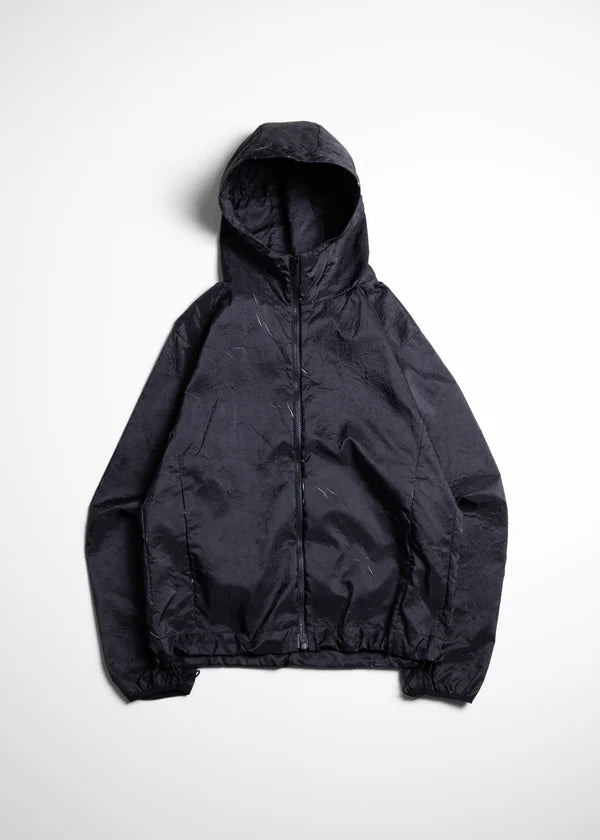 【ryaw】Inverted Pleat SHELL, BLACK