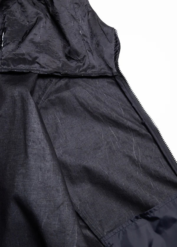 【ryaw】Inverted Pleat SHELL, BLACK