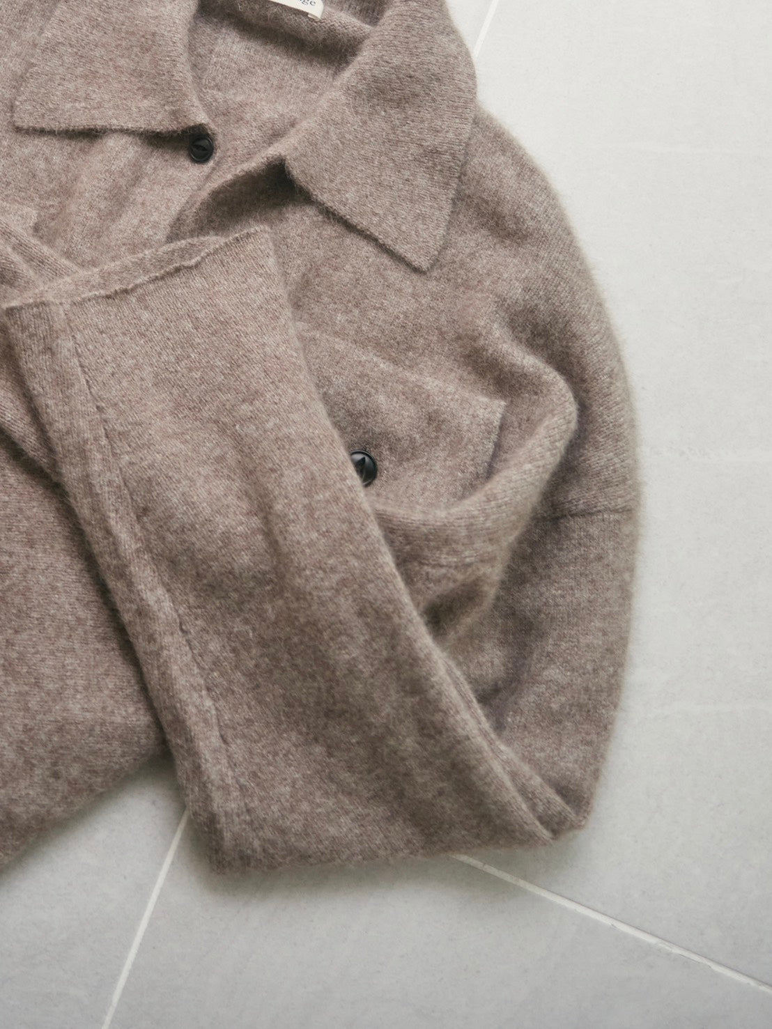 【nakedgauge】FOX KNITTING SHIRTS, MILLET