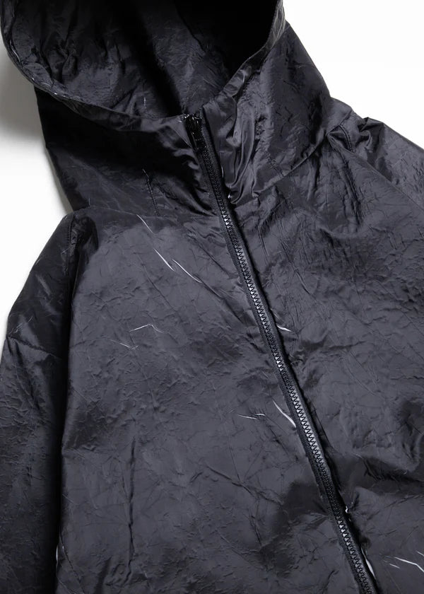 【ryaw】Inverted Pleat SHELL, BLACK