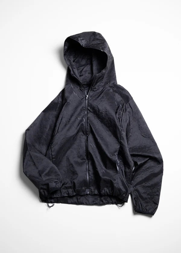 【ryaw】Inverted Pleat SHELL, BLACK