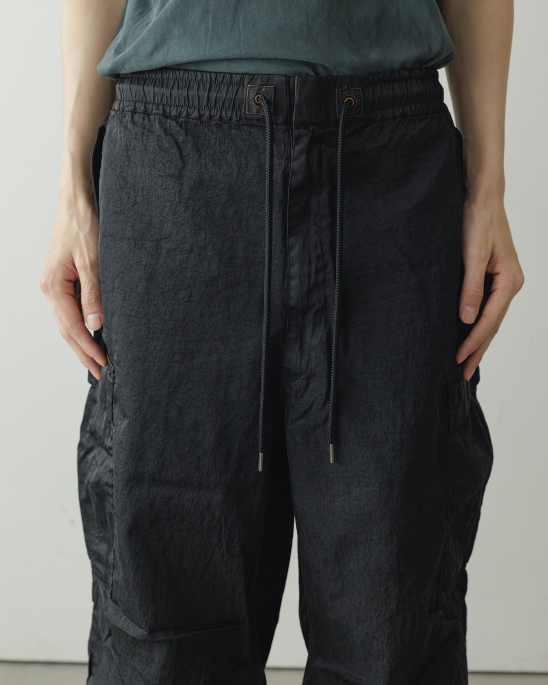 【ANACHRONORM】SHADE TWILL M-51 TYPE FIELD OVER PANTS, BLACK