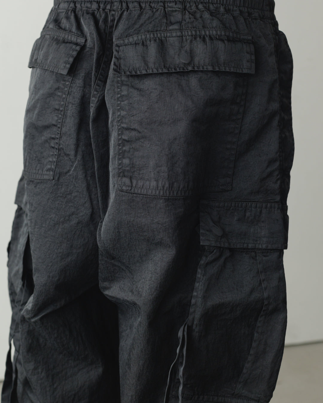 【ANACHRONORM】SHADE TWILL M-51 TYPE FIELD OVER PANTS, BLACK