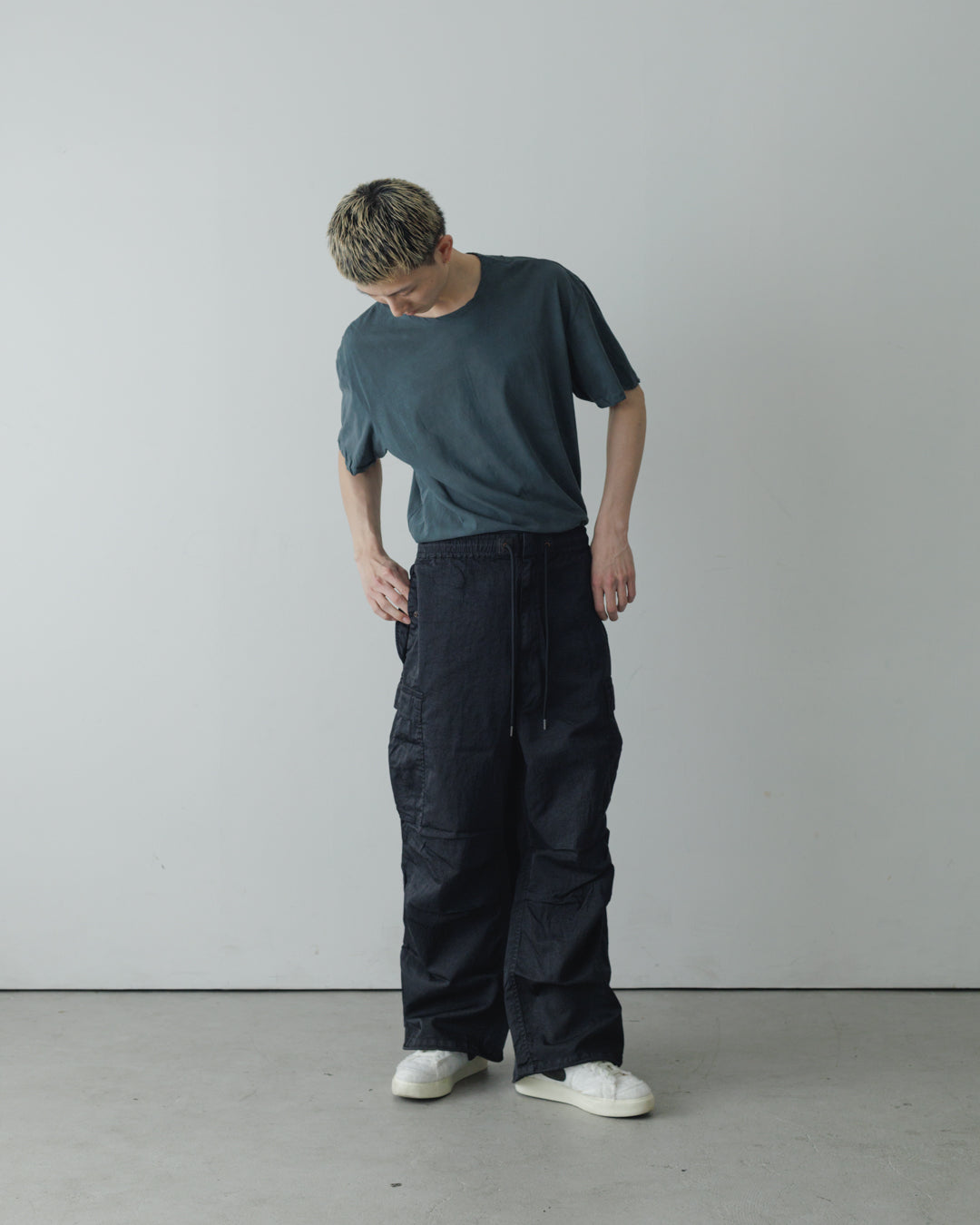 【ANACHRONORM】SHADE TWILL M-51 TYPE FIELD OVER PANTS, BLACK