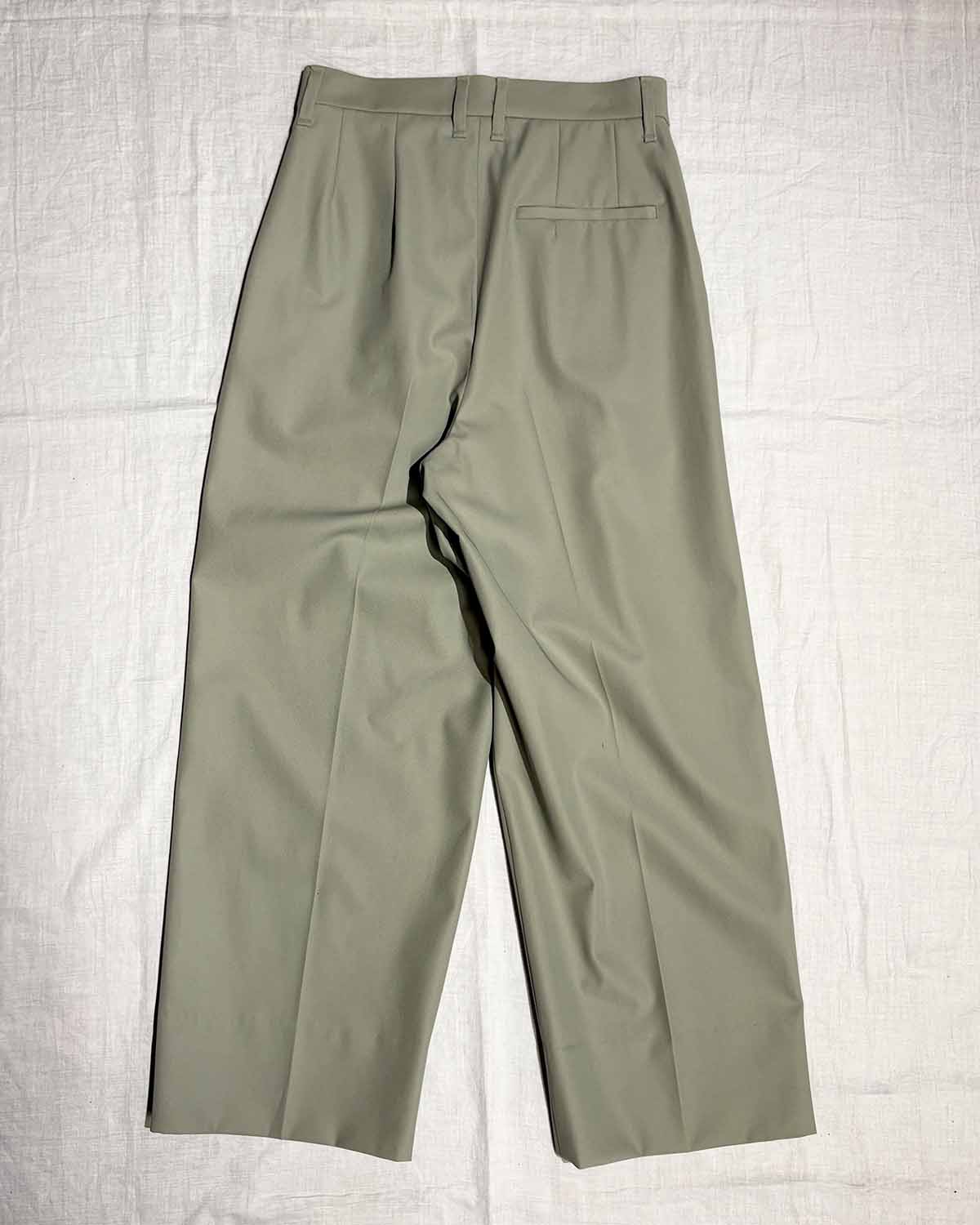 【FREMDER】 COTTON TROUSERS, SEAGRASS