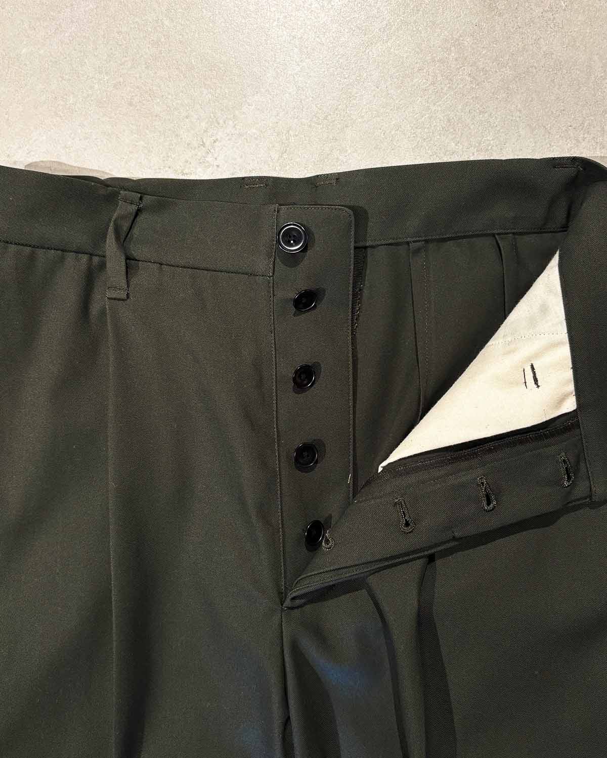 【FREMDER】 COTTON TROUSERS, CHARCOAL