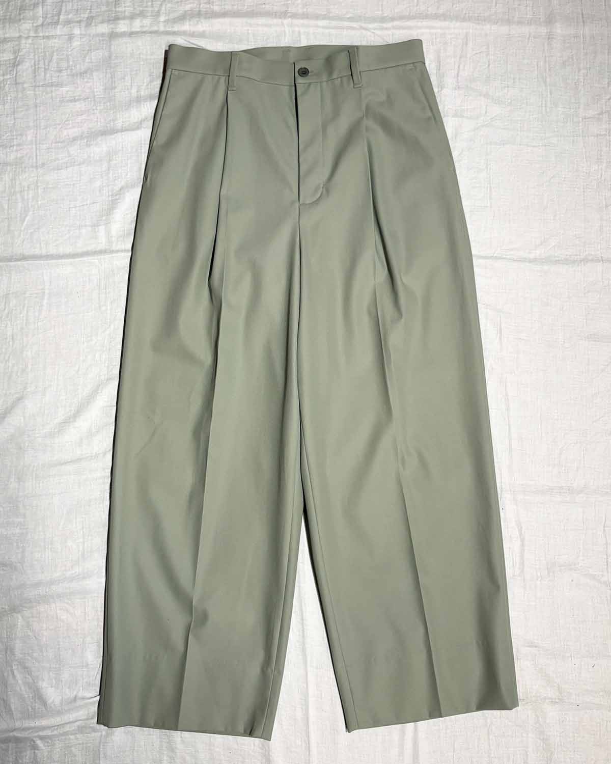 【FREMDER】 COTTON TROUSERS-5, SEAGRASS
