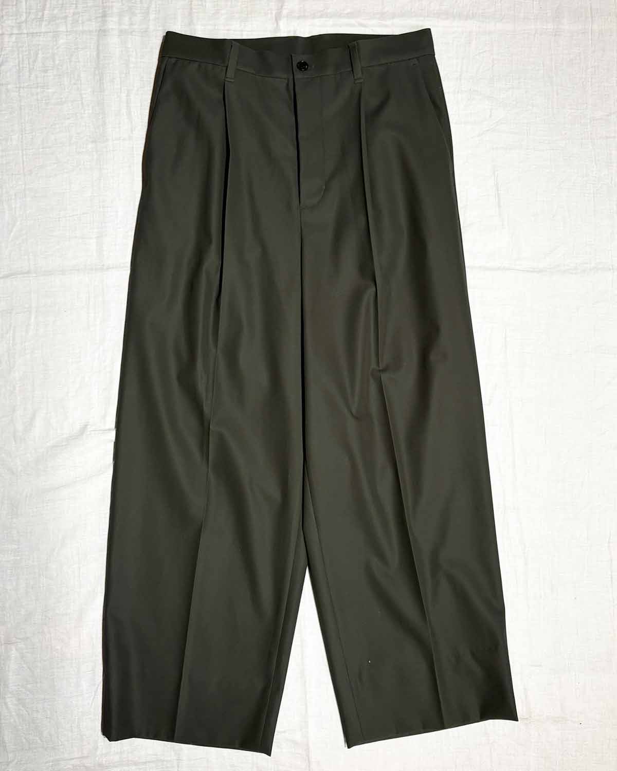 【FREMDER】 COTTON TROUSERS-5, CHARCOAL