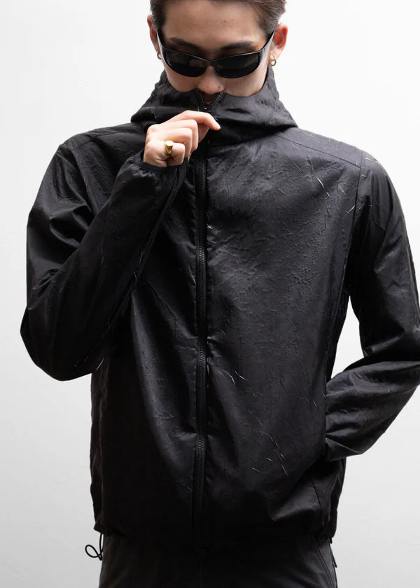 【ryaw】Inverted Pleat SHELL, BLACK