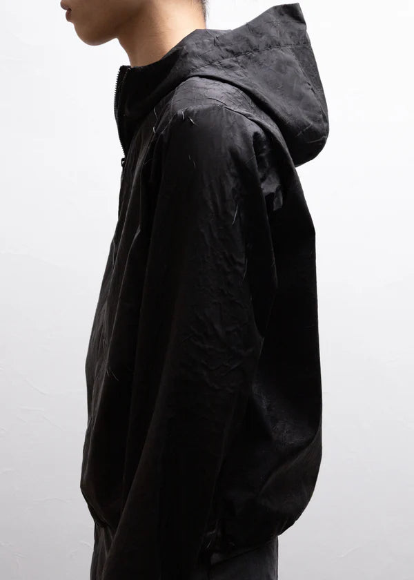 【ryaw】Inverted Pleat SHELL, BLACK