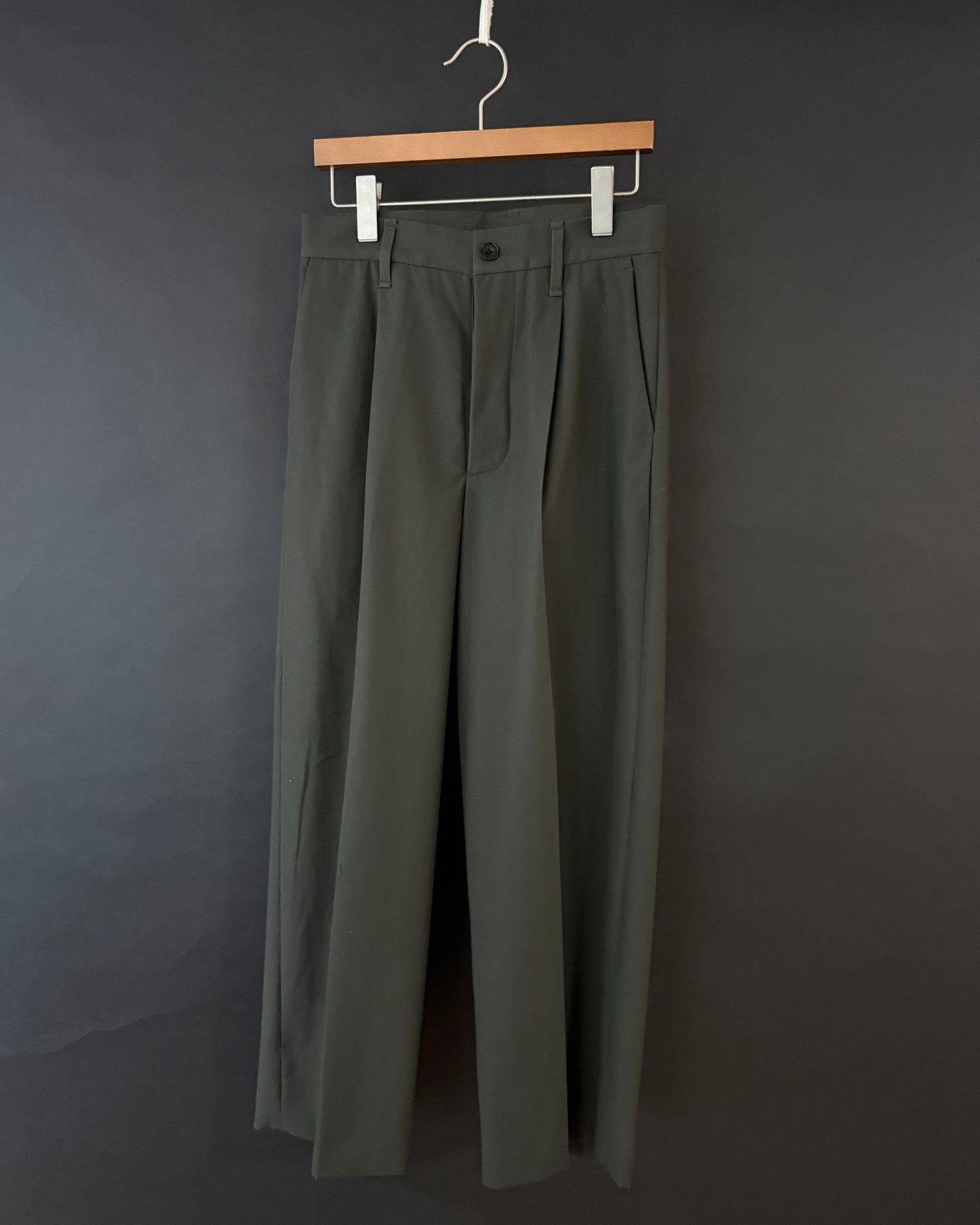 【FREMDER】 COTTON TROUSERS, CHARCOAL