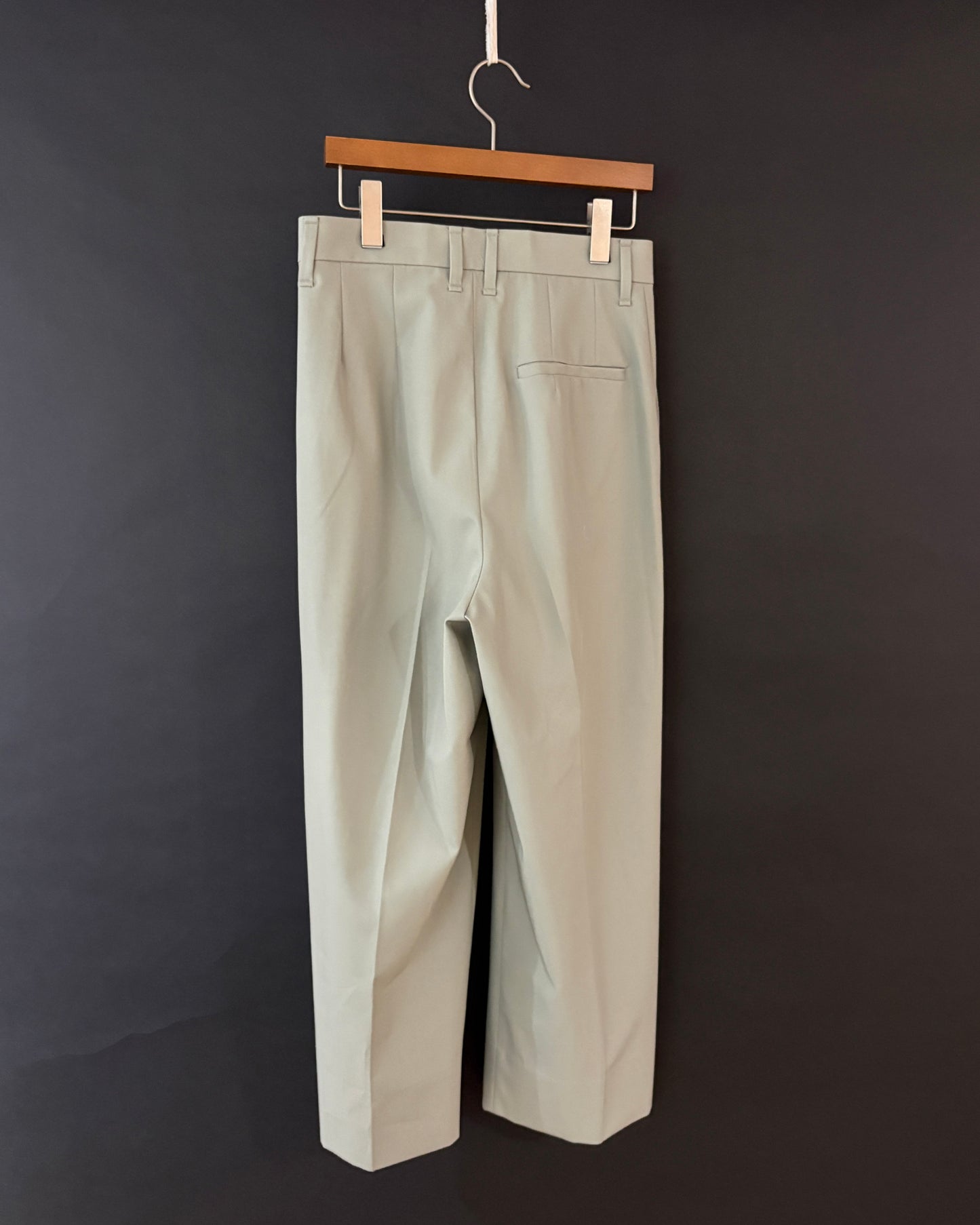 【FREMDER】 COTTON TROUSERS, SEAGRASS