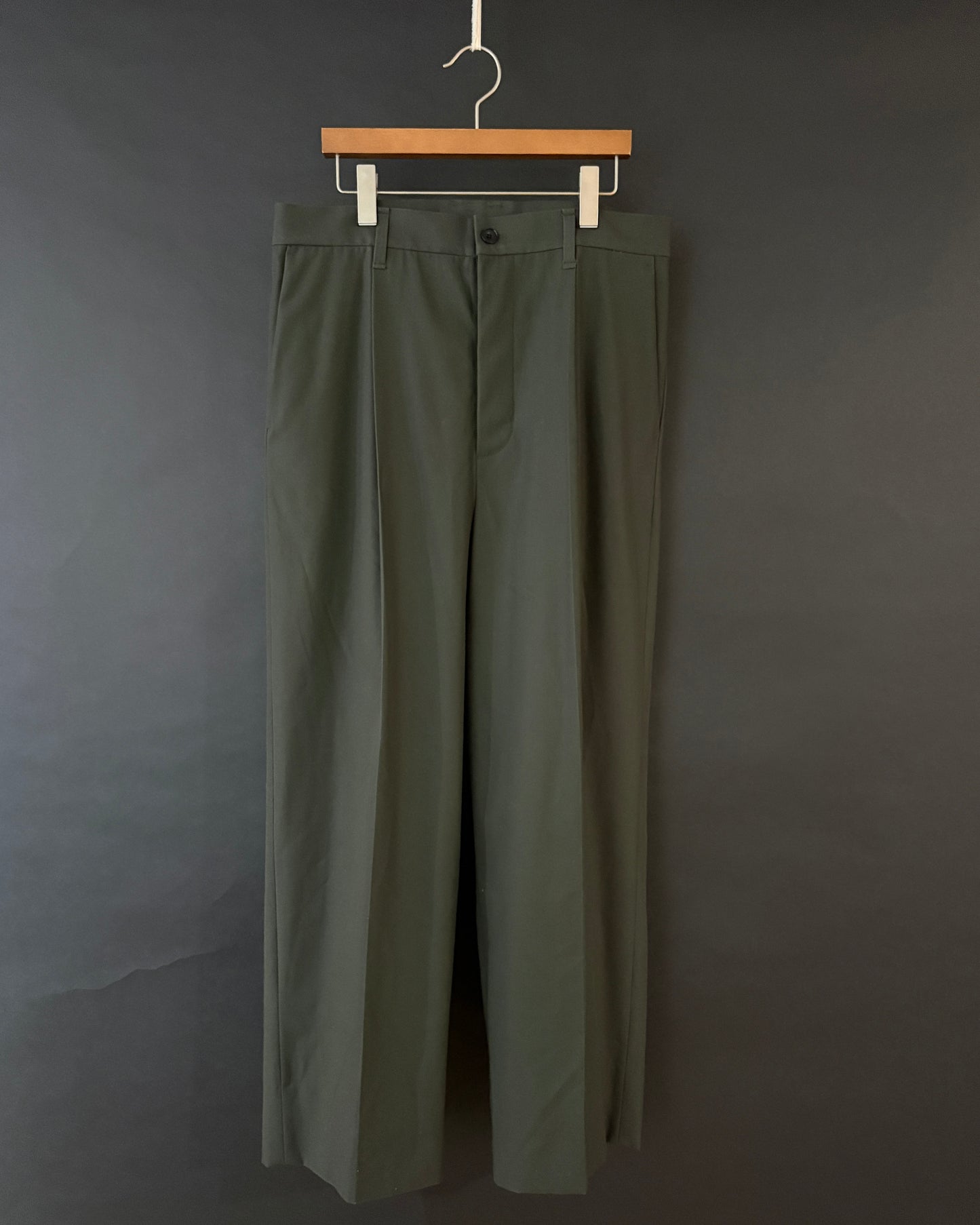 【FREMDER】 COTTON TROUSERS-5, CHARCOAL