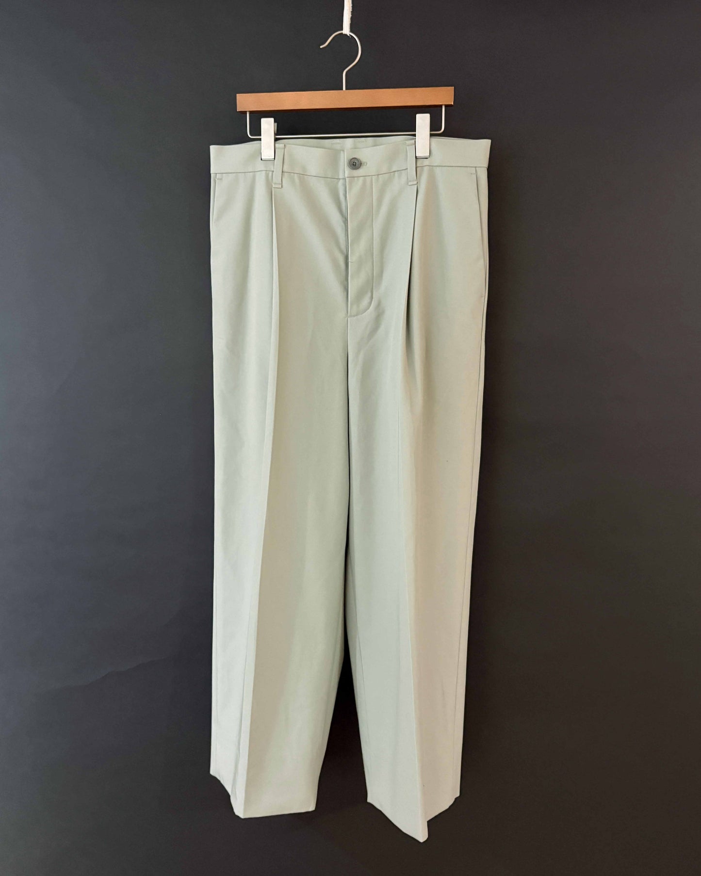 【FREMDER】 COTTON TROUSERS-5, SEAGRASS