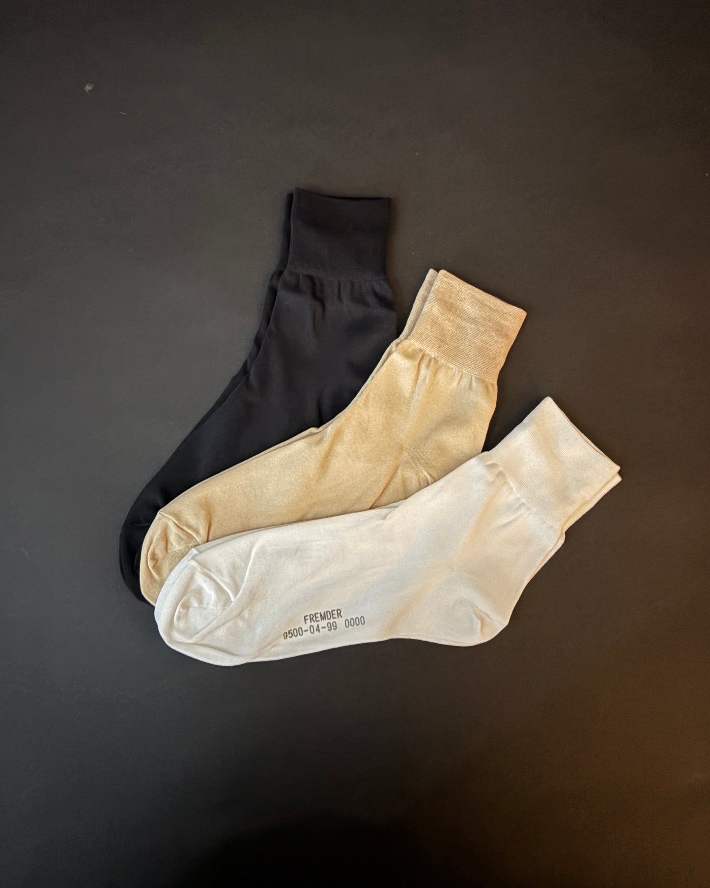 【FREMDER】REGULAR SOCKS- Ultra thin