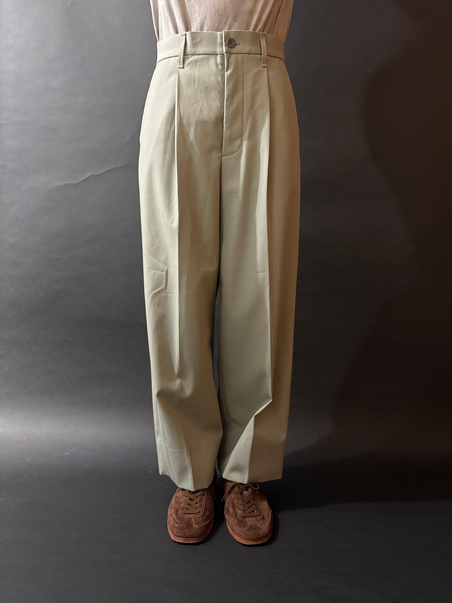 【FREMDER】 COTTON TROUSERS, CHARCOAL