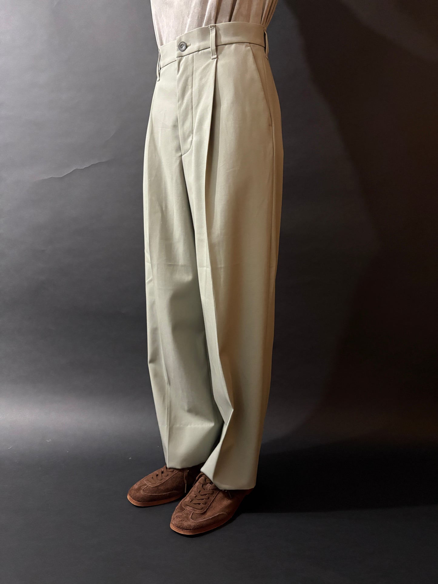 【FREMDER】 COTTON TROUSERS, CHARCOAL