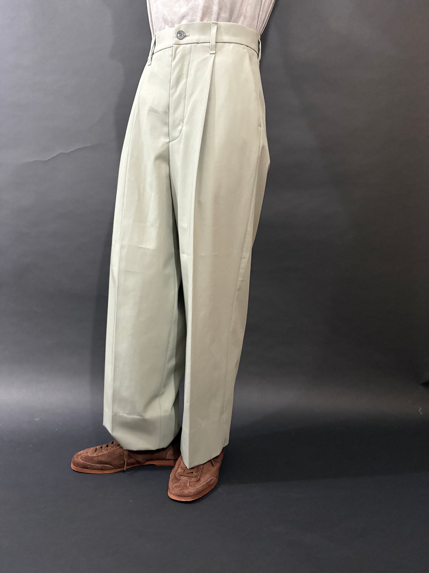 【FREMDER】 COTTON TROUSERS, CHARCOAL
