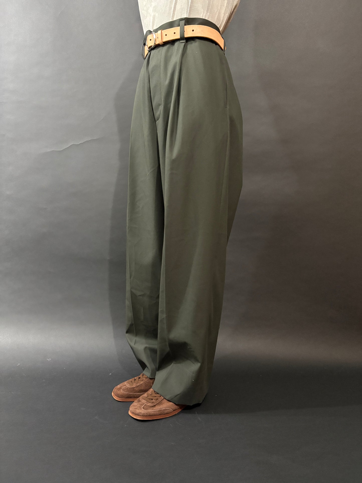 【FREMDER】 COTTON TROUSERS-5, CHARCOAL