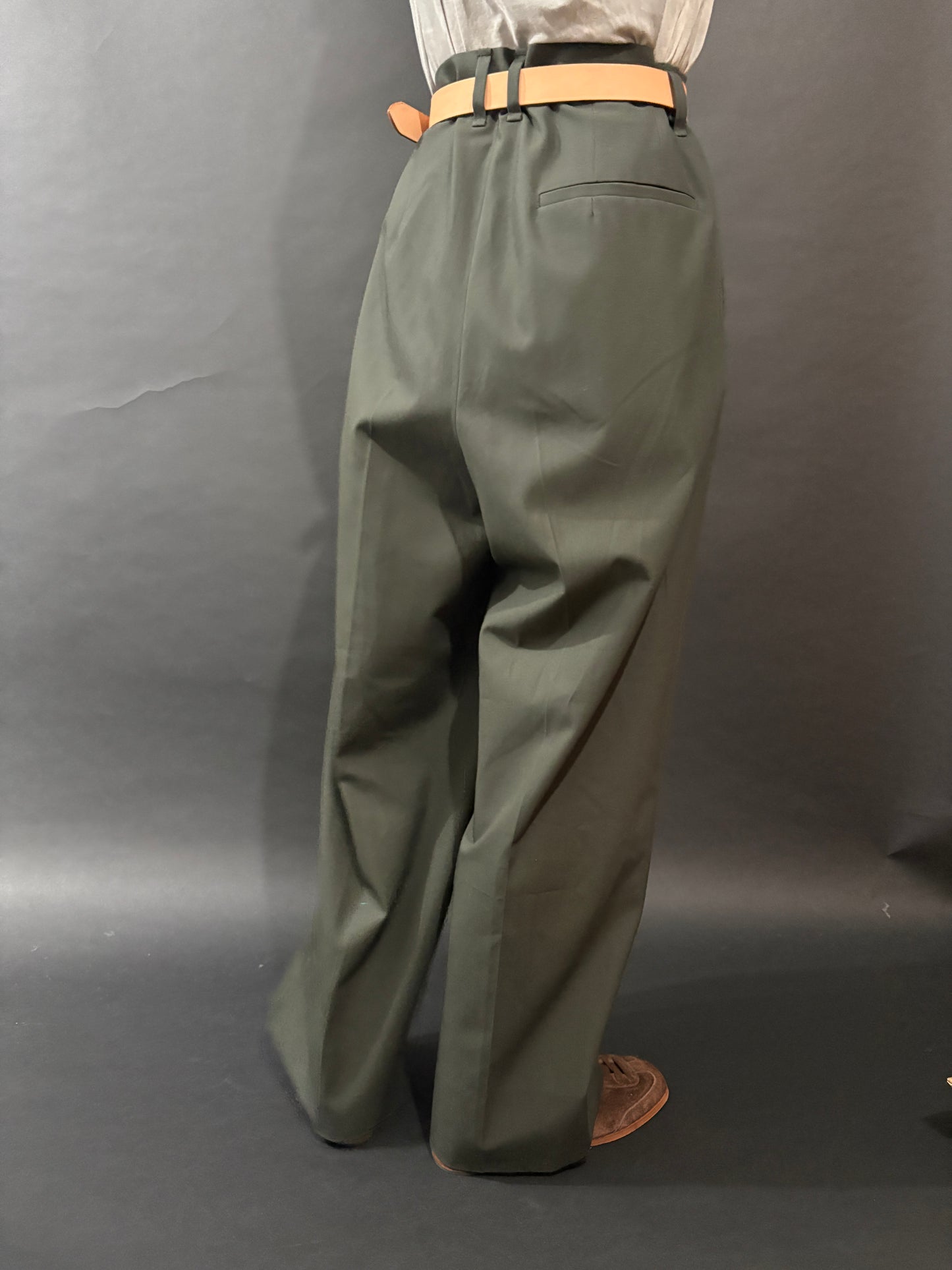 【FREMDER】 COTTON TROUSERS-5, CHARCOAL